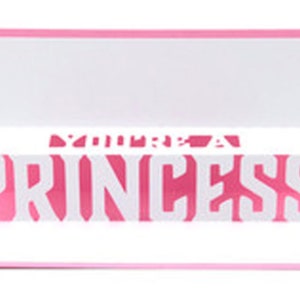 Carte d'anniversaire princesse, Pop Up, Rose, Mignonne, Sucré, Fête, Faire semblant, Imagination, Jouer