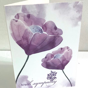 Avec une fleur , Vierge à l'intérieur , Violet , Ami , Famille , Décès , Papillon