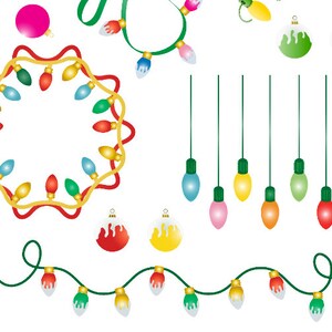 Autocollants lumières de Noël , Ensemble de 20 , Vacances , Journal , Calendrier , Rappel , Planificateur , Frosty
