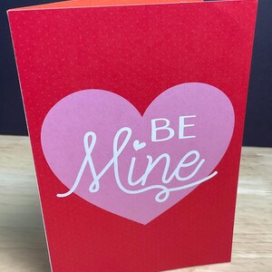 Carte de Saint-Valentin Be Mine, coeur, amour, conjoint, partenaire, femme, mari, coup de coeur