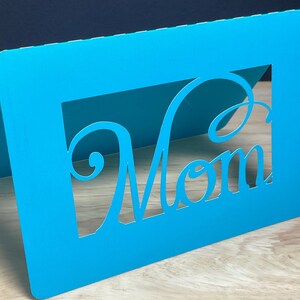 Carte de voeux pour maman , Fête des Mères , Anniversaire , Juste parce que , Amour , Bienveillant , Réfléchissant , Bleu