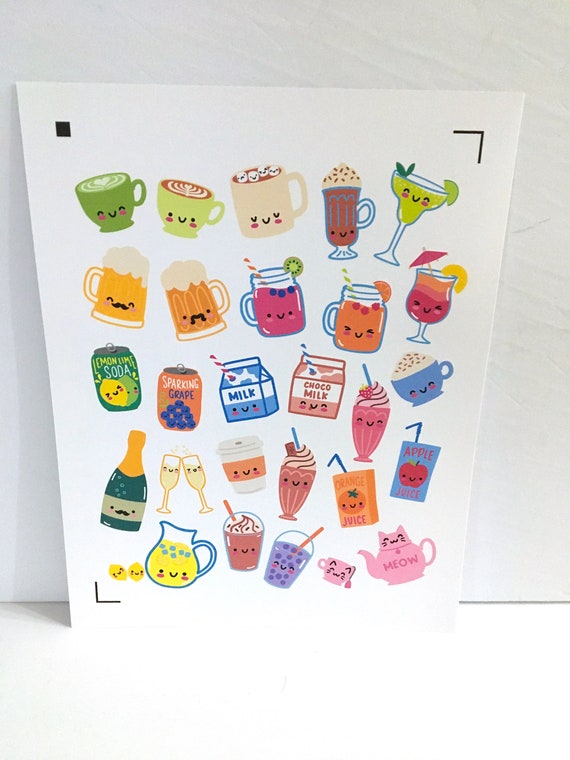 Cute Stickers, Food Sticker, Korean Sticker, Scrapbooking -  Israel