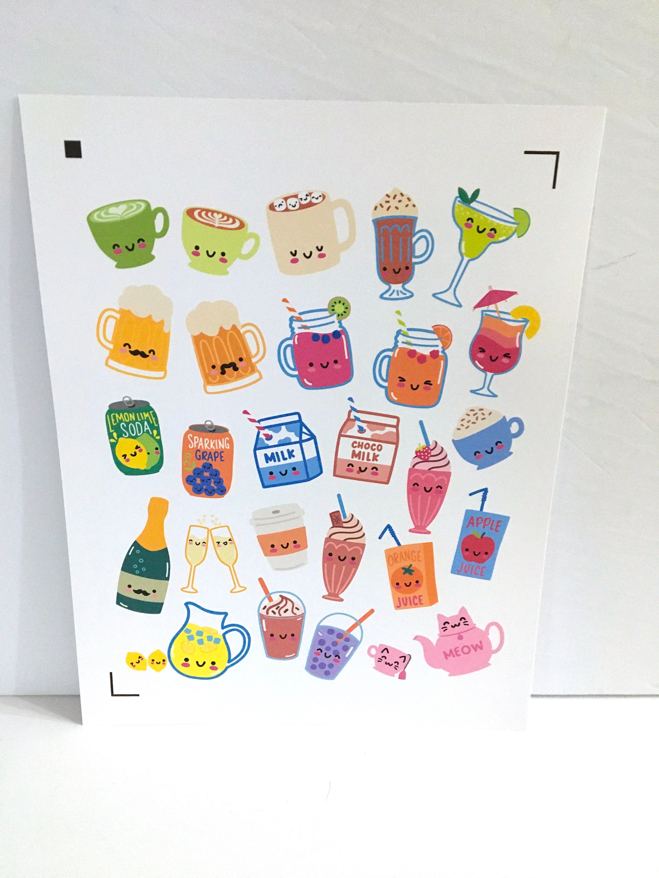 Cute 3D Sponge Deco Sticker - Kawaii & Aesthetic Stickers with