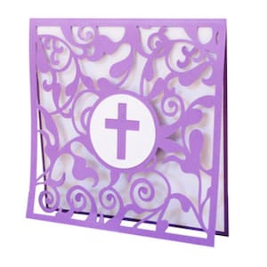 Croix s'épanouir , Vierge à l'intérieur , Spirituel , Foi , Pâques , Communion , Confirmation , Enfants , Adultes