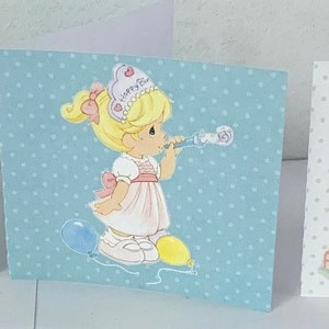 Carte de fête d'anniversaire Moments précieux , Vierge à l'intérieur , Gâteau , Chat , Chien , Ballons