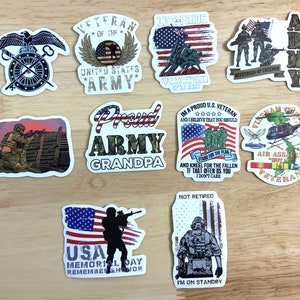 Autocollants militaires en vinyle , Services spéciaux , Équipement , Country , Guerre , Amérique , Fier , Brave