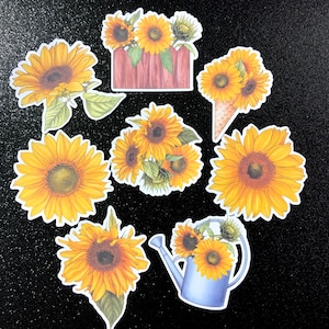 Autocollants Tournesol , , Fleurs , Jardin , Soleil , Artisanat , Scrapbooking , Planificateur , Nature
