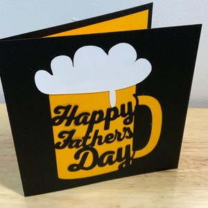 Carte de bière pour la fête des pères , Papa , Grand-père , Mousse , Faire , Santé , Relax , Amour , Incroyable , Cool , Meilleur papa