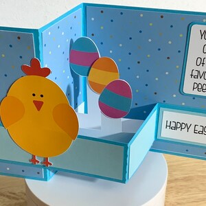Carte mésange de Pâques , Bleu , pois , Enfants , Cadeau , Vacances , Oeufs , Chasse , Peeps