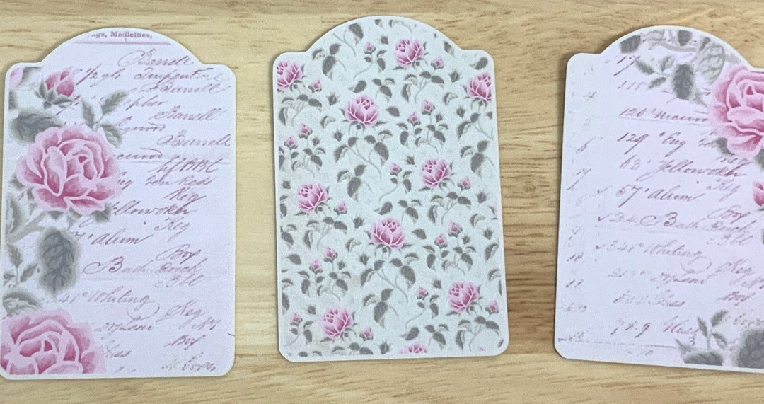 Floral Gift Tags , Roses , Classic , Retro , Timeless , Garden , Gifts ...