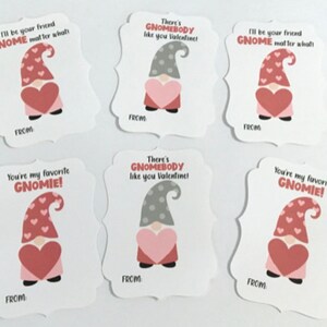 Cartes de Saint-Valentin gnome , enfants , salle de classe , école , garderie , amis , famille , amour , filles , garçons