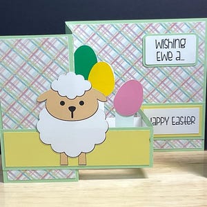 Lot de cartes de Pâques , pop up , lapin , ufs , plaid , agneau , printemps , cadeau , vacances , amusement , mignon