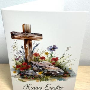 Joyeuses Pâques , Croix , Fleurs , Pierres , Religieux , Sauvage , Souvenez-vous , Vacances