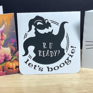 Lot de cartes d'Halloween , Vache des montagnes , Chat , Boogie , Audacieux , Mignonne , Enfants , Adultes , Paquet économique