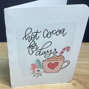 Carte chocolat chaud , Vacances , Hiver , Froid , Cannes de bonbon , boisson , Crème fouettée , Cœur , Amour