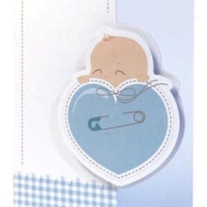 Carte de visite pour bébé garçon , Vierge à l'intérieur , Imprimé , carreaux , Bleu , Bienvenue , bébé , Shower de bébé , Nouveaux parents , On attend