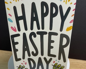 Happy Easter Card , Eggs , Holiday , kids , Adults , Family , Friends, Flowers , Spring , Jelly Beans