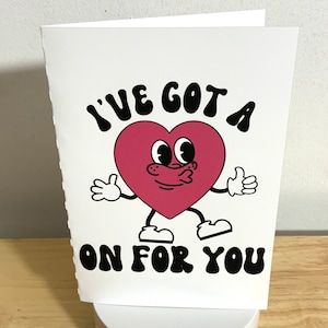Carte de Saint-Valentin pour adultes, gars, filles, cœur, humour noir, chaud, sexy, méchant