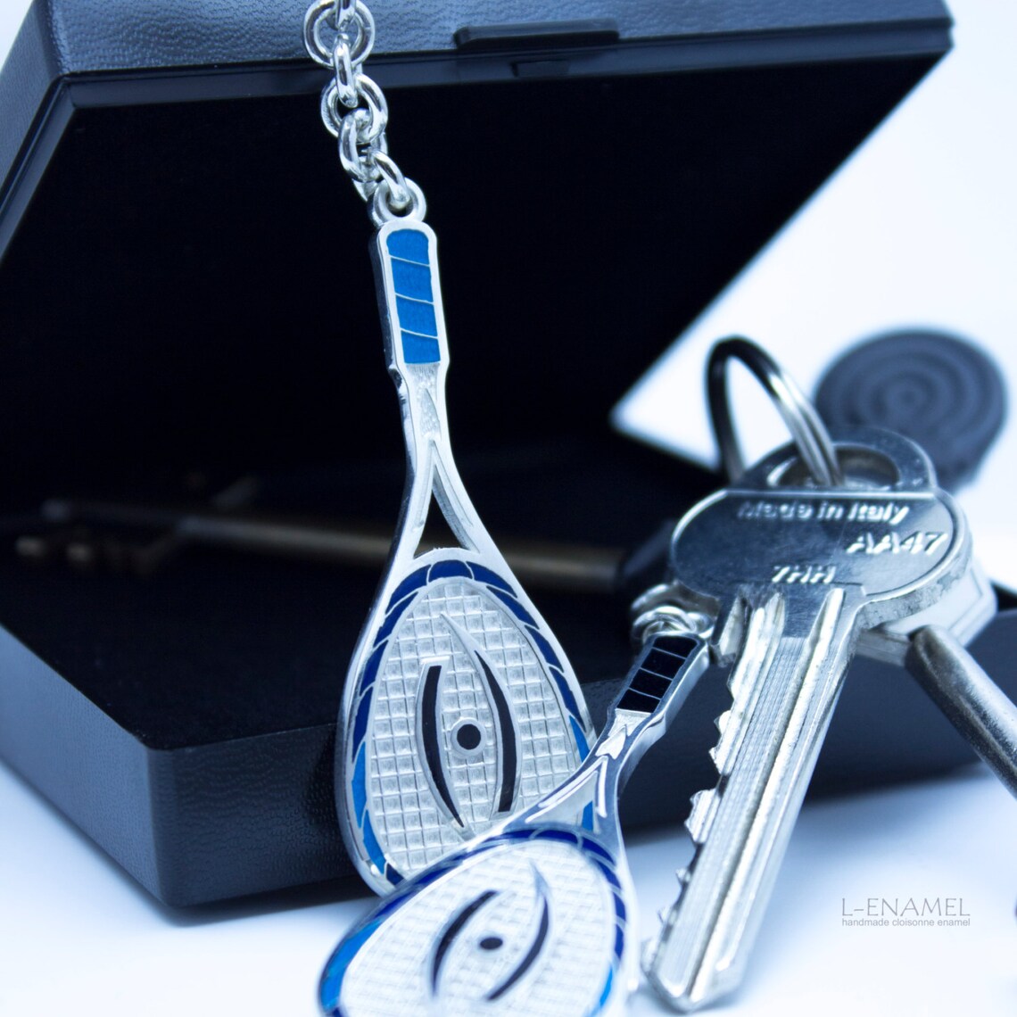 Sterling Silver Keyring Squash Racket Squash Exclusive Jewelry Etsy UK