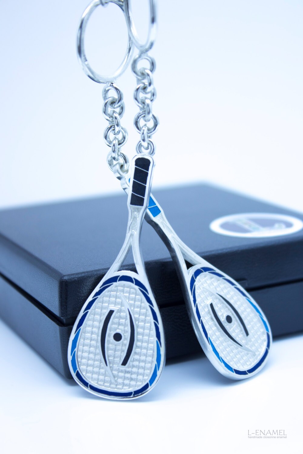 Sterling Silver Keyring Squash Racket Squash Exclusive Jewelry Etsy UK