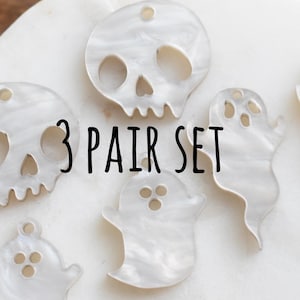 Halloween Charm Ghost Charms Handmade  Ghost Earrings   Ghost Charm Pumpkin CharmJewelry, Halloween Halloween