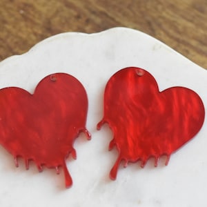 Bleeding Heart  Earrings Charms Handmade  Ghost Earrings   Ghost Charm Pumpkin CharmJewelry,