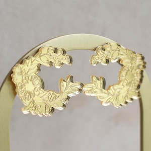 Lasergesneden acrylspiegeloorbellen: bloemenkrans, bruidsmeisjesieraden