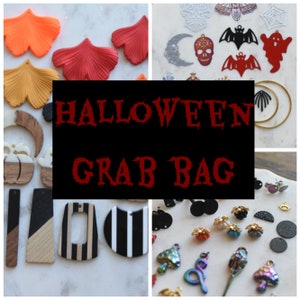 Halloween Jewelry Making Grab Bag, 20 Pieces