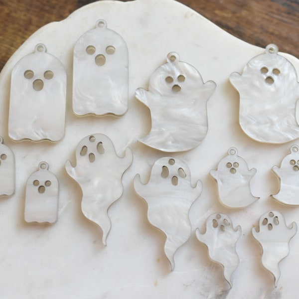 Halloween Charm Ghost Charms Handmade Jewelry Ghost Earrings Jewelry Supplies Ghost Charm Pumpkin Charm