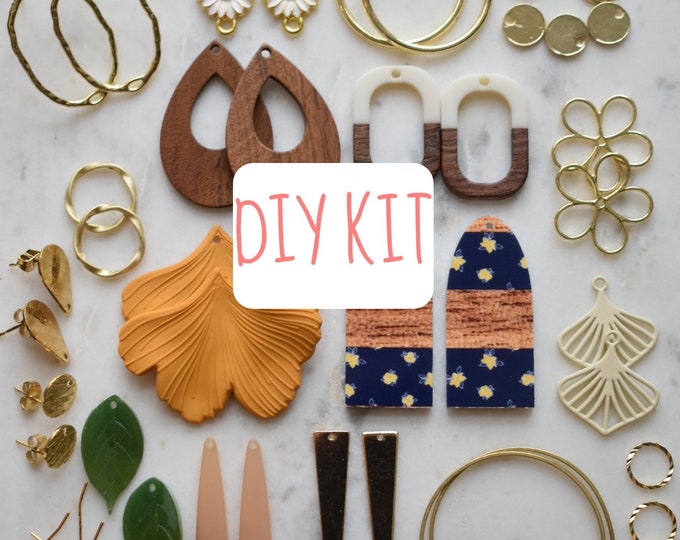 Jewelry Making Starter Pack DIY Craft Earring Supplies Kit Etsy
