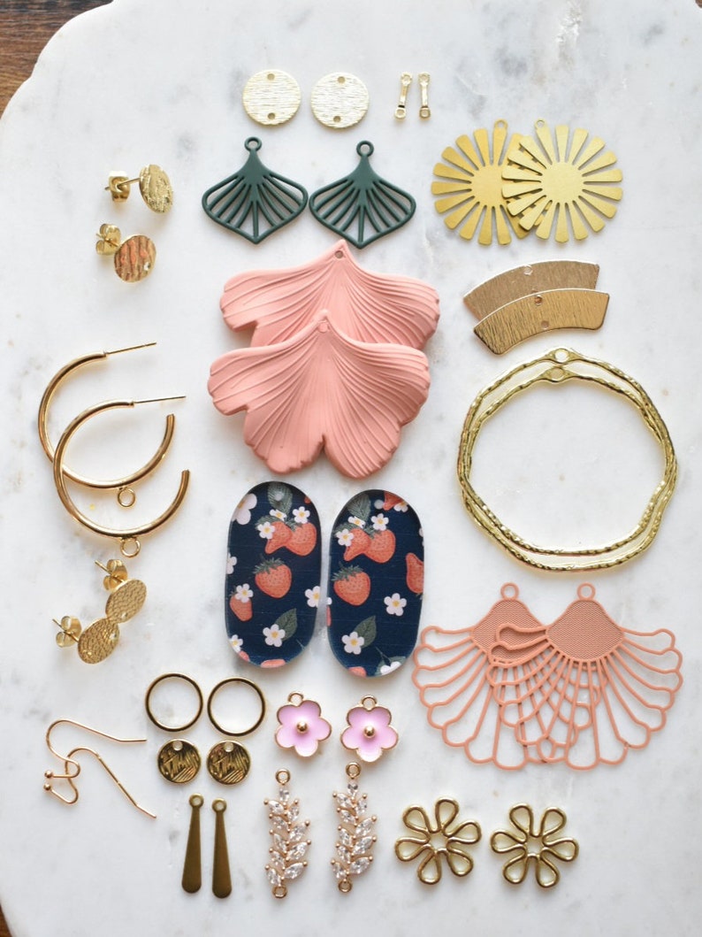 Jewelry Making Starter Pack DIY Craft Earring Supplies Kit Etsy