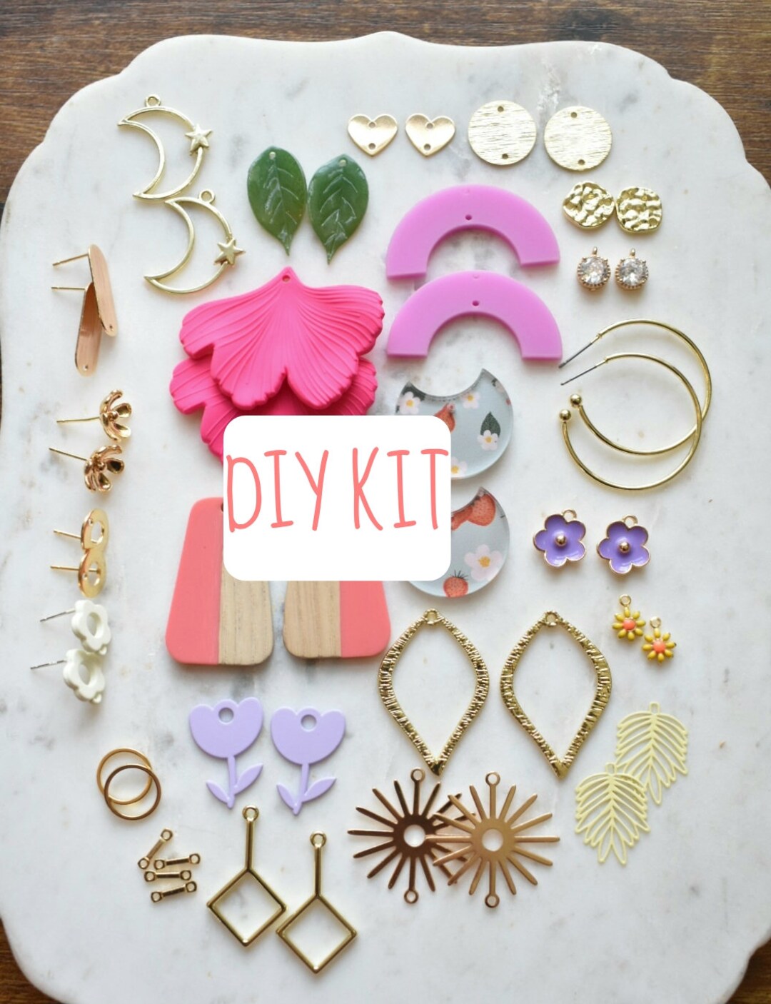Jewelry Making Starter Pack DIY Craft Earring Supplies Kit Jewelry