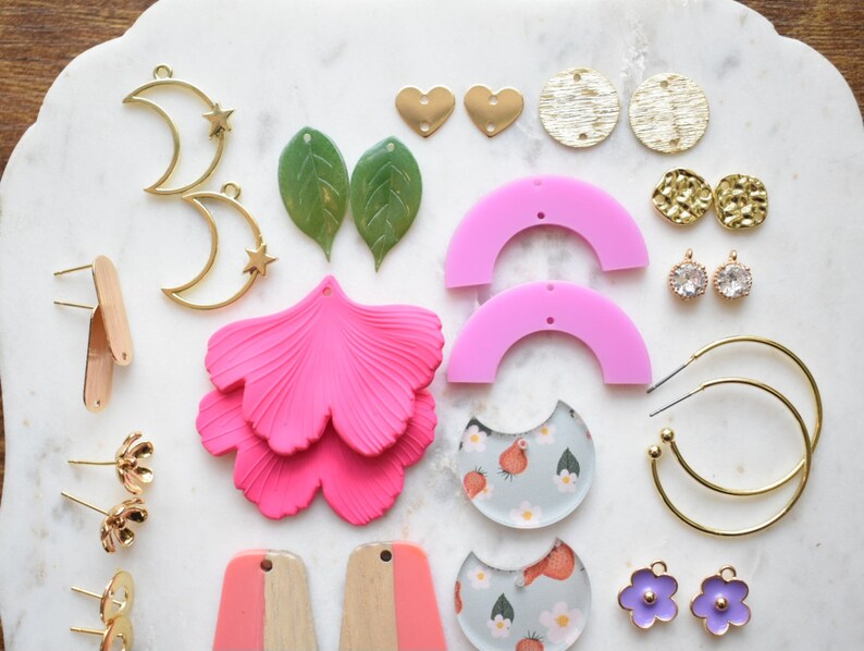 Jewelry Making Starter Pack DIY Craft Earring Supplies Kit Etsy