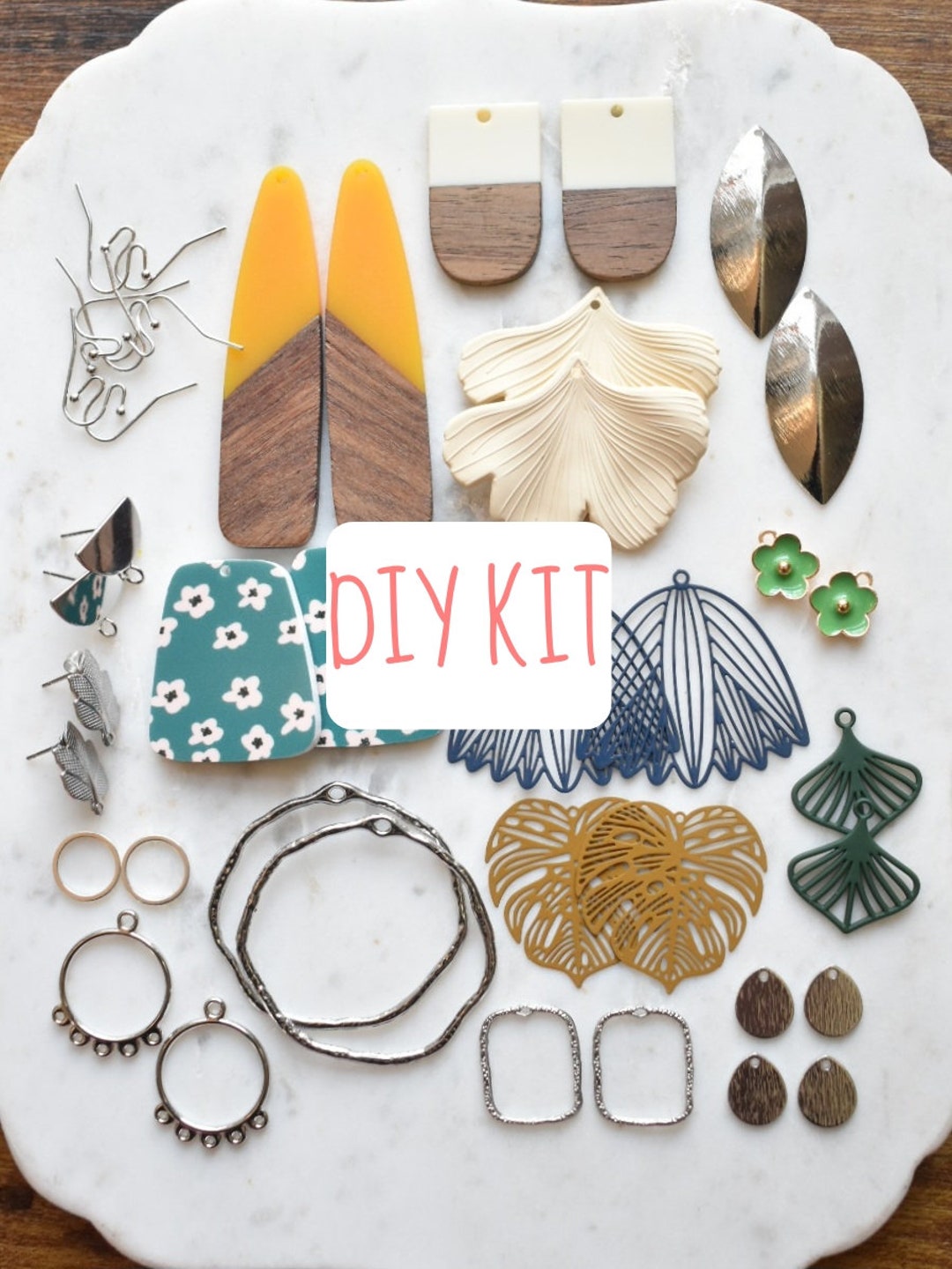 Jewelry Making Starter Pack DIY Craft Earring Supplies Kit Etsy