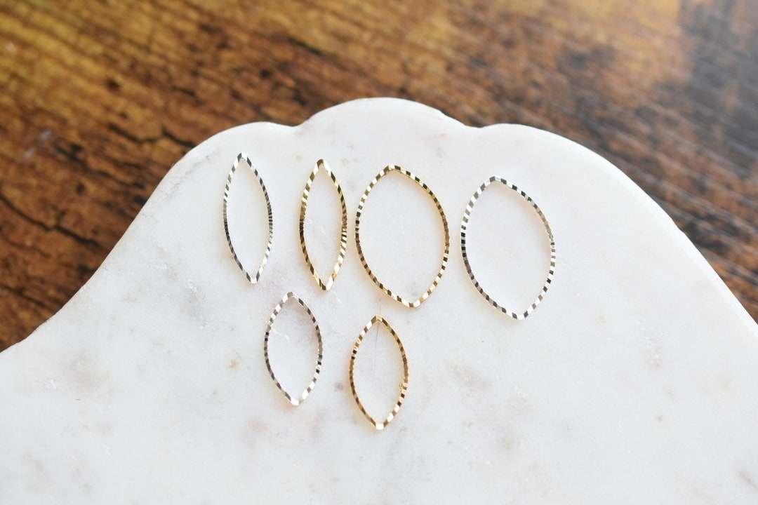 Brass Horse Eye 24k Gold Sterling Silver Plated Link Cadmium Lead Free