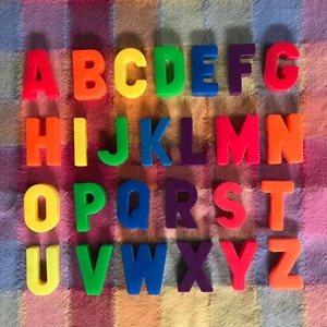 FREE with any purchase from this shop 1972 Fisher-Price School Days Replacement letters Fisher price magnetic letters and numbers