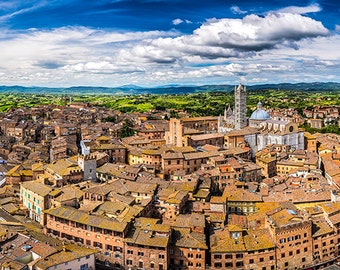 Italy - Siena - Aerial view - SKU 0113