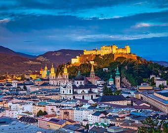 Austria - Salzburg -  Sunset view - SKU 0136