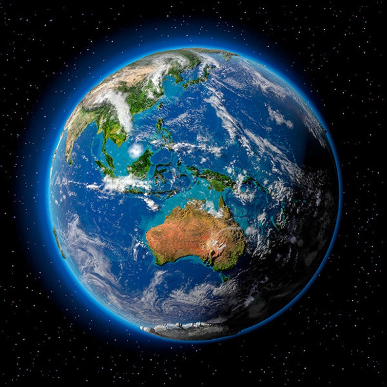 Terra  Asia Australia e Oceania  pianeta terra vista image 0