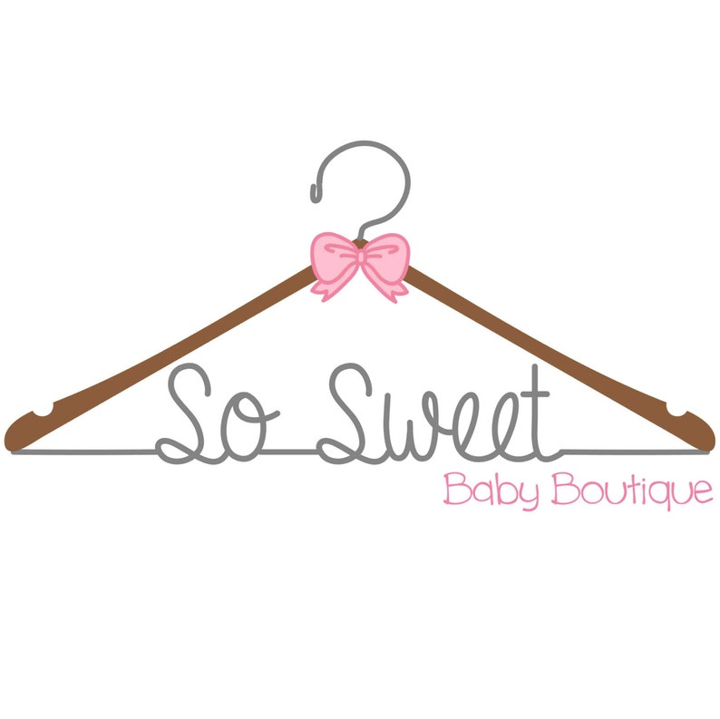 Design Watermark Premade Sewing Logo Baby Clothing Boutique Logo Design Templates Stationery Vadel Com