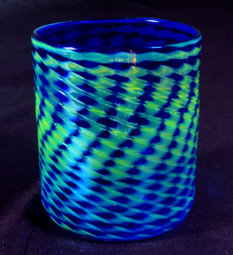 Optic Design Gold Luster Rocks Glasses Etsy