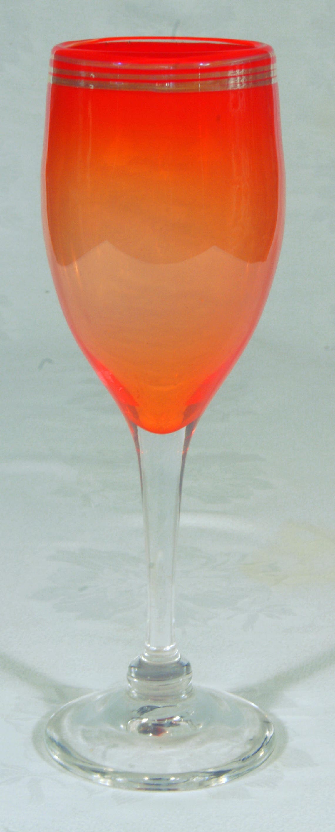 Pretty Colored Wine Glasses Etsy