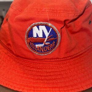 Rhinestoned NY Islanders Bucket Hat