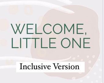 Welcome Little One Inclusive Baby Book