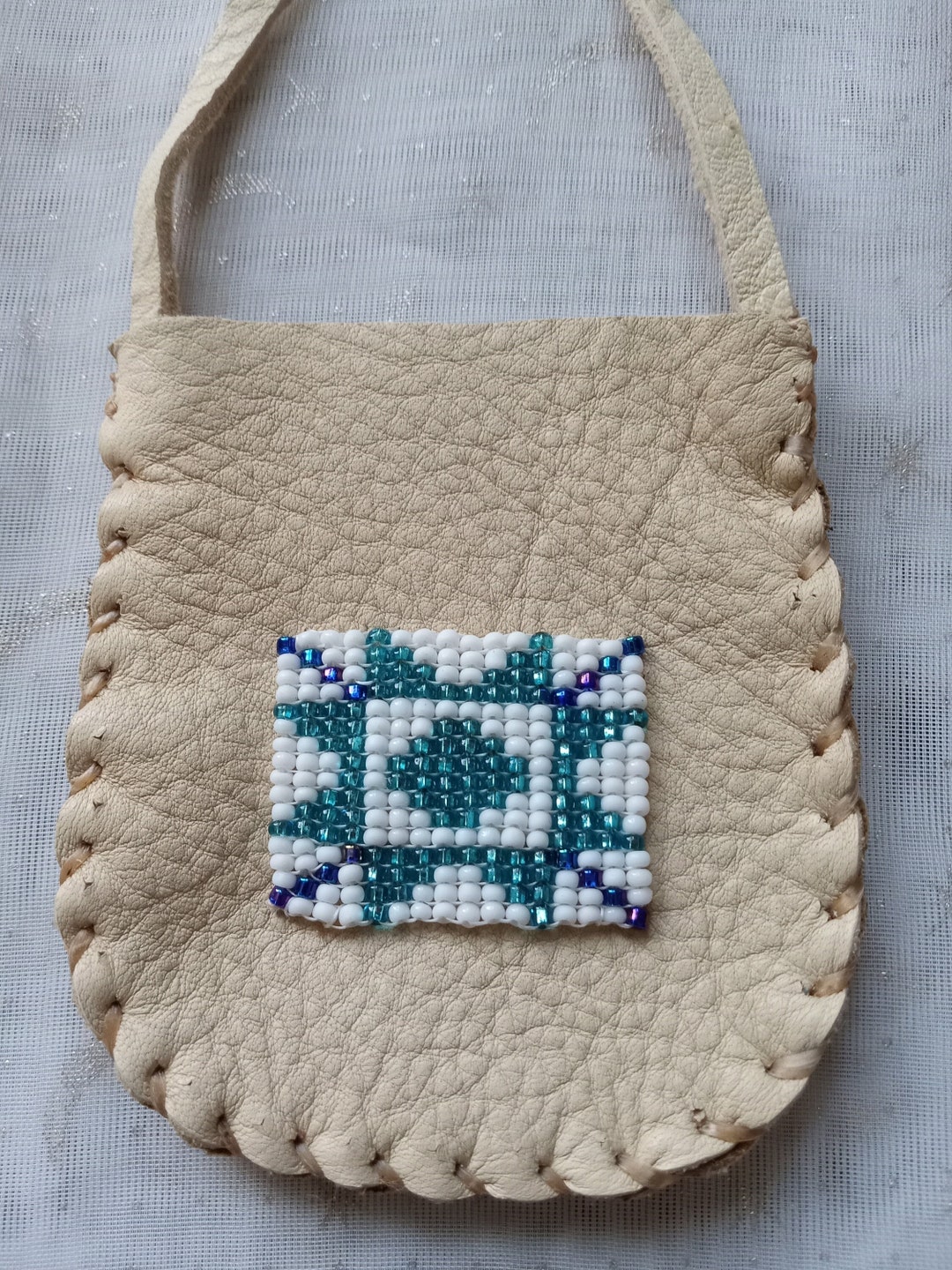 Beaded Medicine Bags Elk Leather Medicine Bags Leather Etsy