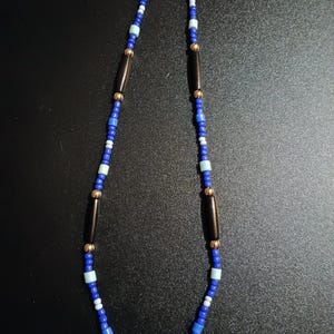 Buffalo bones and glass beads necklaces, Bones necklaces with leather strings, Beaded necklaces, Native necklace, Native jewelry image 20