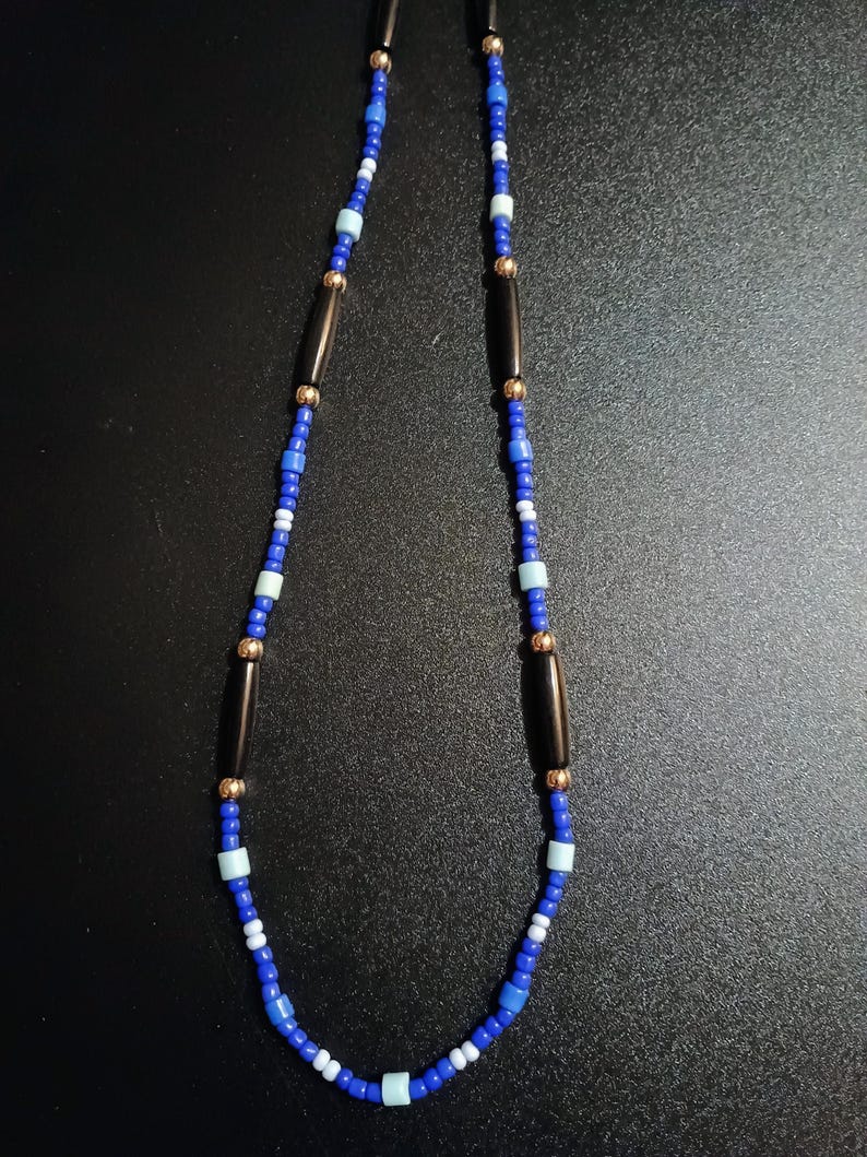Buffalo bones and glass beads necklaces, Bones necklaces with leather strings, Beaded necklaces, Native necklace, Native jewelry image 20