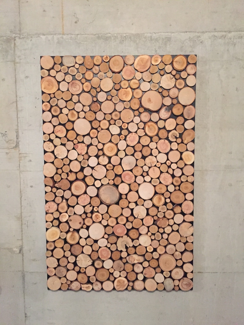 Bilder aus Holzscheiben | Etsy