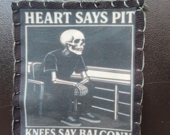 Heart says pit, Knees say balcony