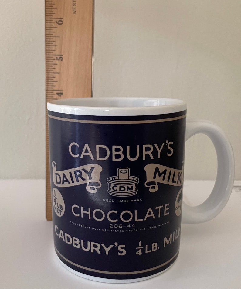 Rare Vintage Cadbury Dairy Milk Chocolate Robert Opie Mug Etsy